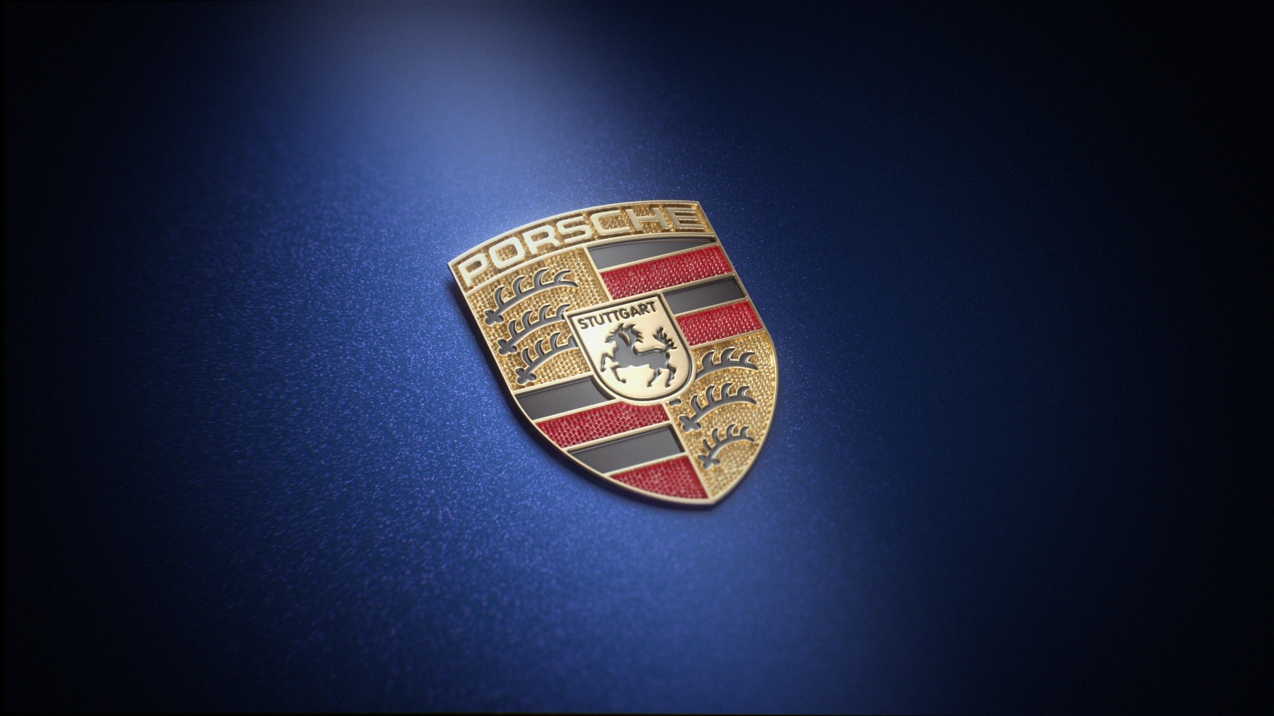 Porsche emblem detail